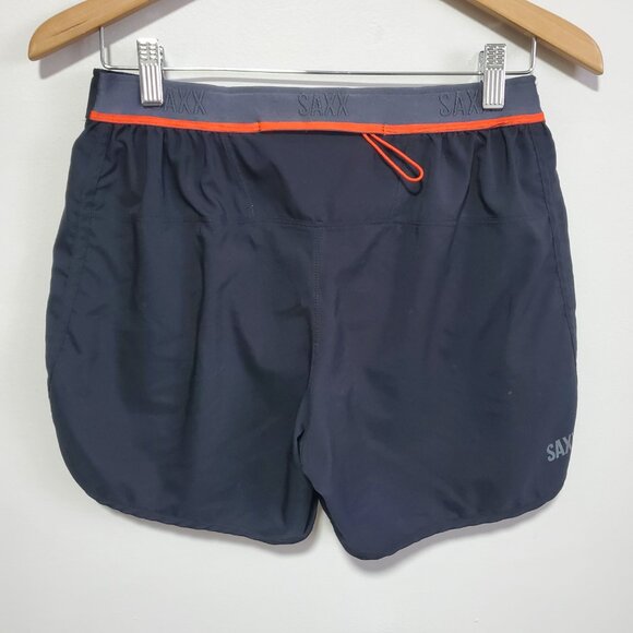 SAXX Hightail 2N1 Run Shorts 5” Running Ballpark Pouch Pro Black Men's Small - Picture 6 of 15